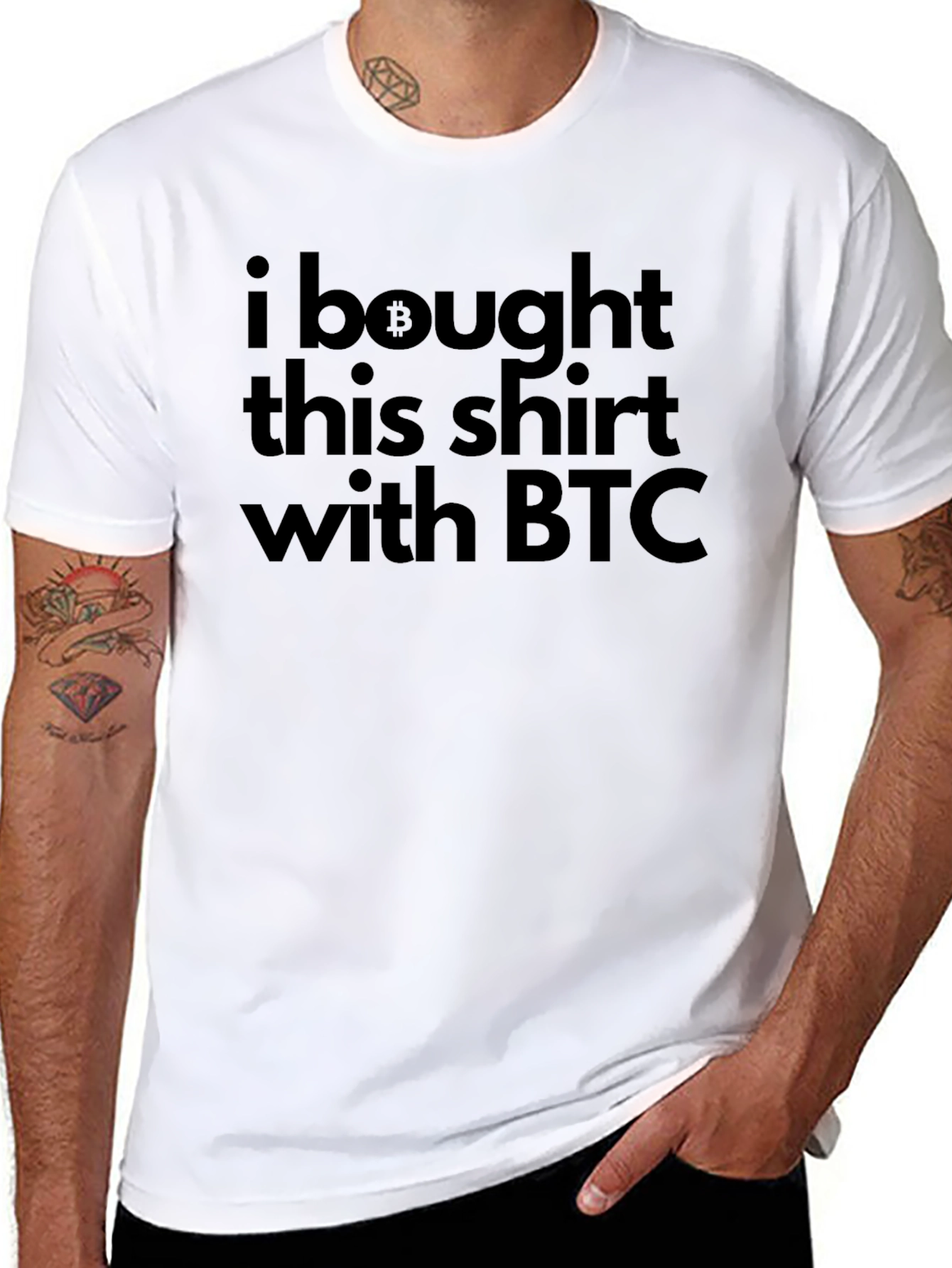 Bitcoin BTC Crypto Currency Graphic T-Shirt