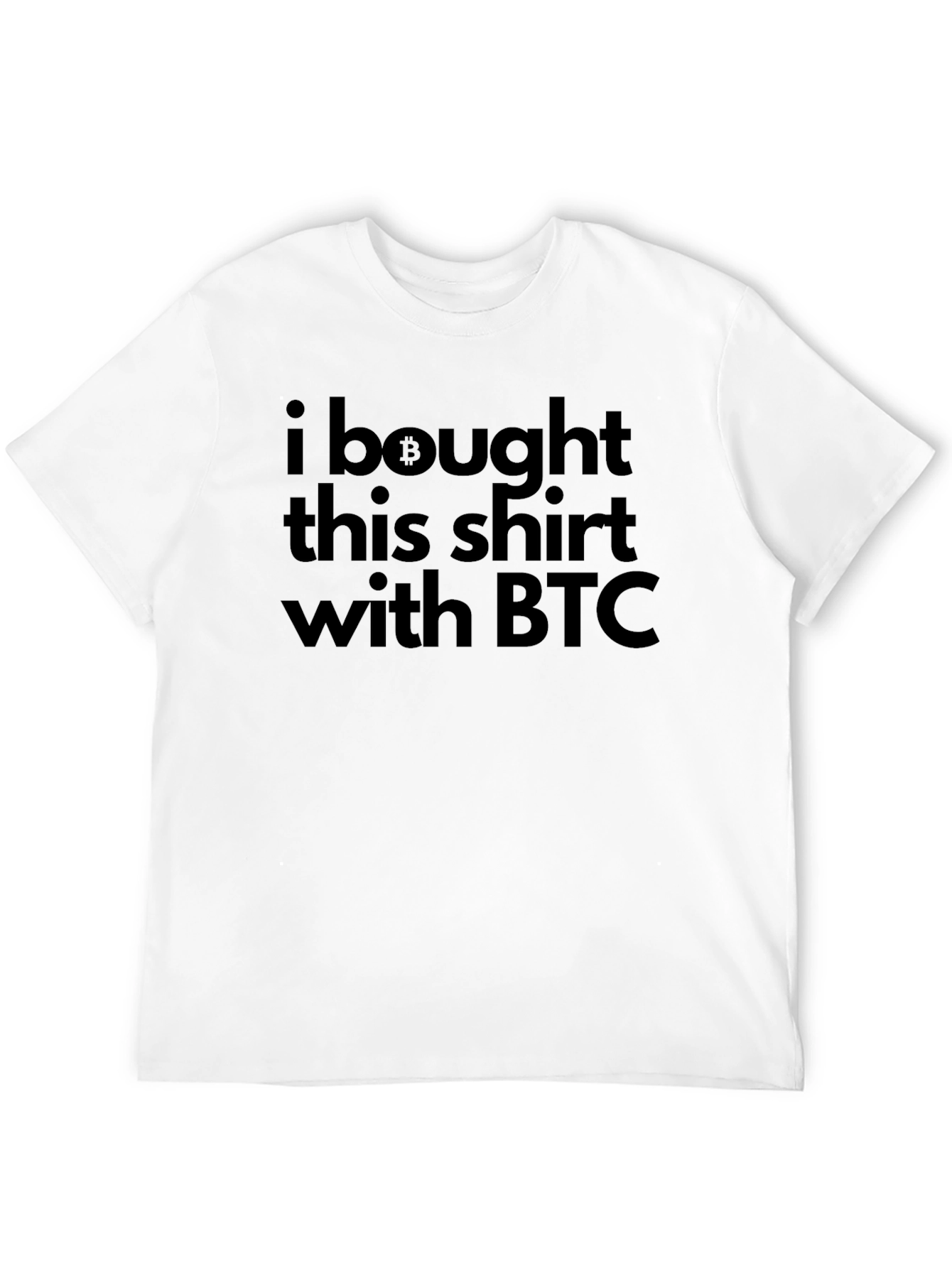 Bitcoin BTC Crypto Currency Graphic T-Shirt