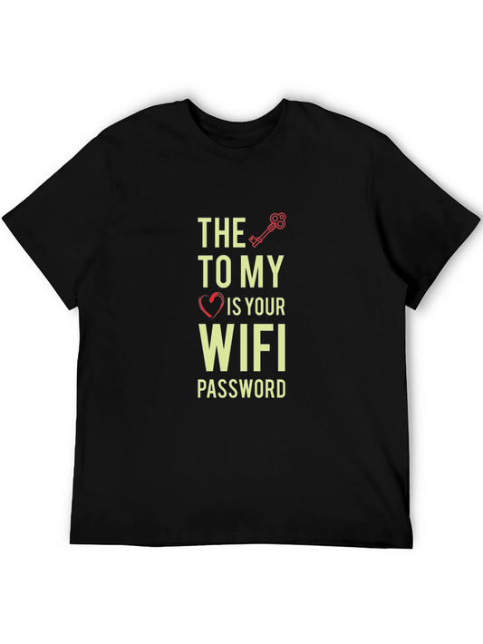 Funny WiFi Password Graphic T-Shirt