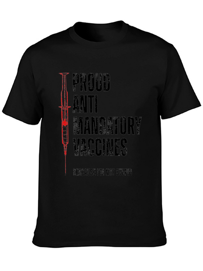 Proud Anti Mandatory Vaccines T-Shirt