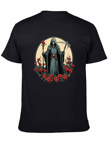 Grim Reaper Rose T-Shirt - Dark Aesthetic
