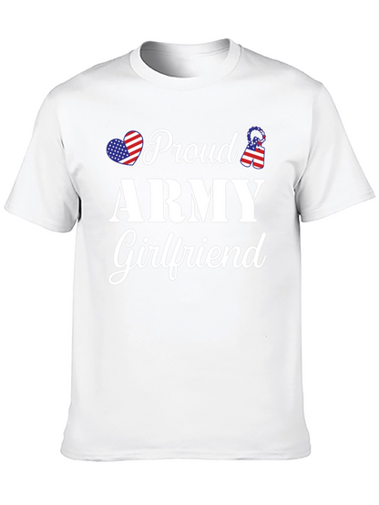 Proud Army Girlfriend T-Shirt - Patriotic Love