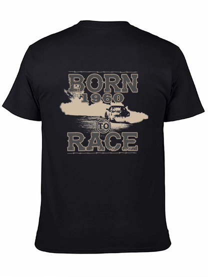 Born to Race 1968 Black Graphic T-Shirt