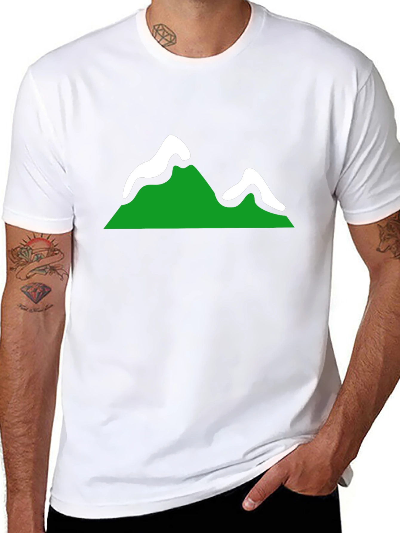 Mountain Graphic Tee - Nature Adventure Shirt