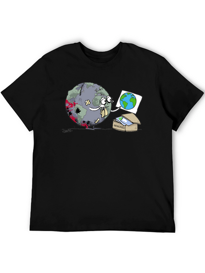Earth Memories T-Shirt - Black Graphic Tee