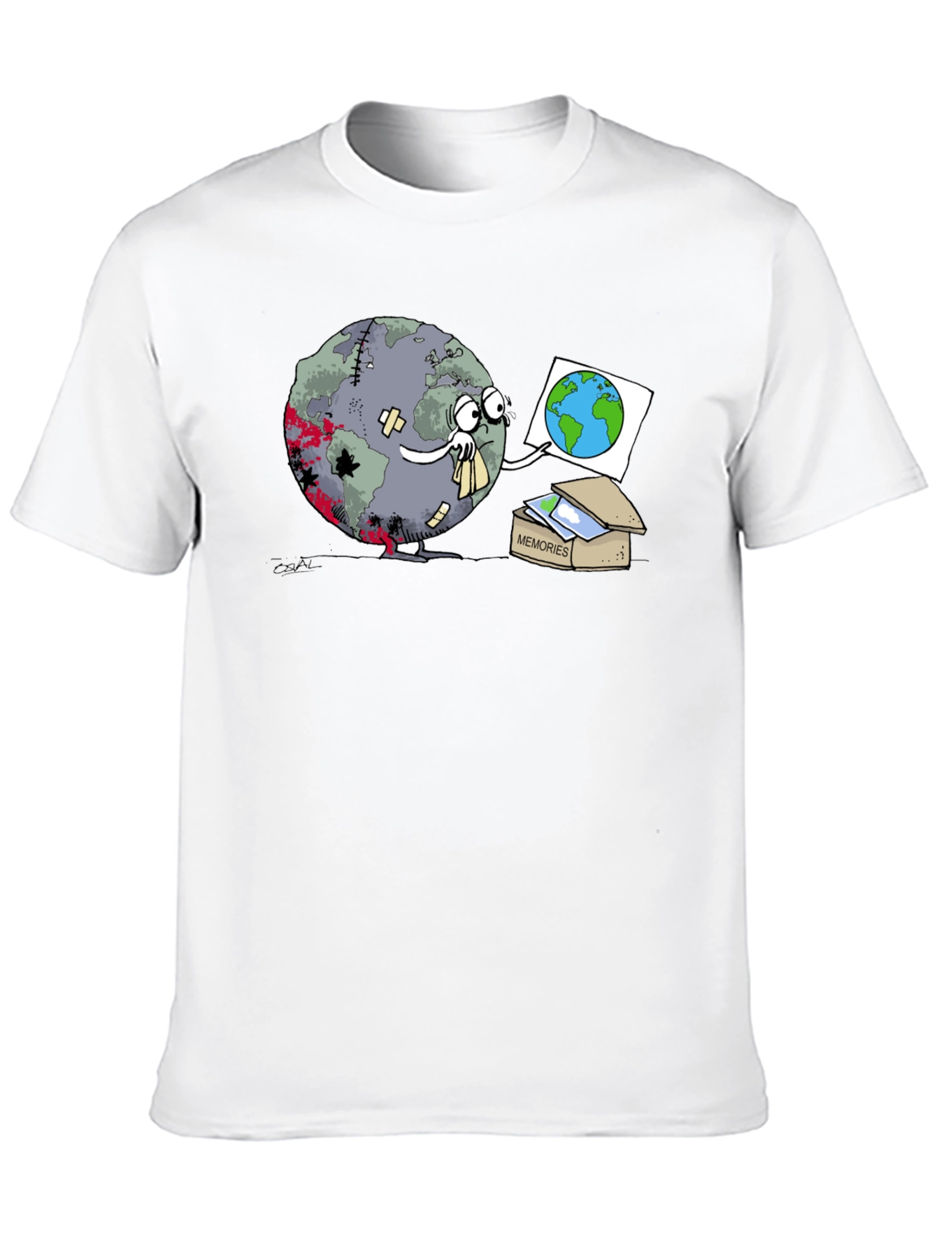 Earth Memories T-Shirt - Black Graphic Tee