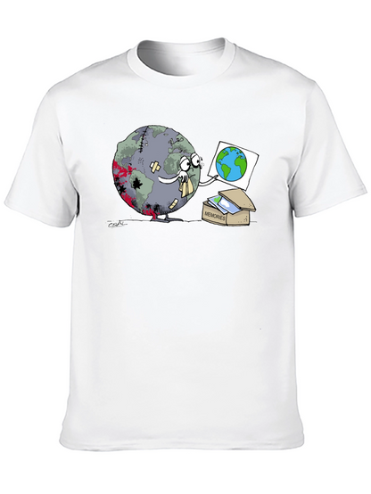 Earth Memories T-Shirt - Black Graphic Tee