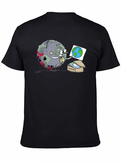 Earth Memories T-Shirt - Black Graphic Tee