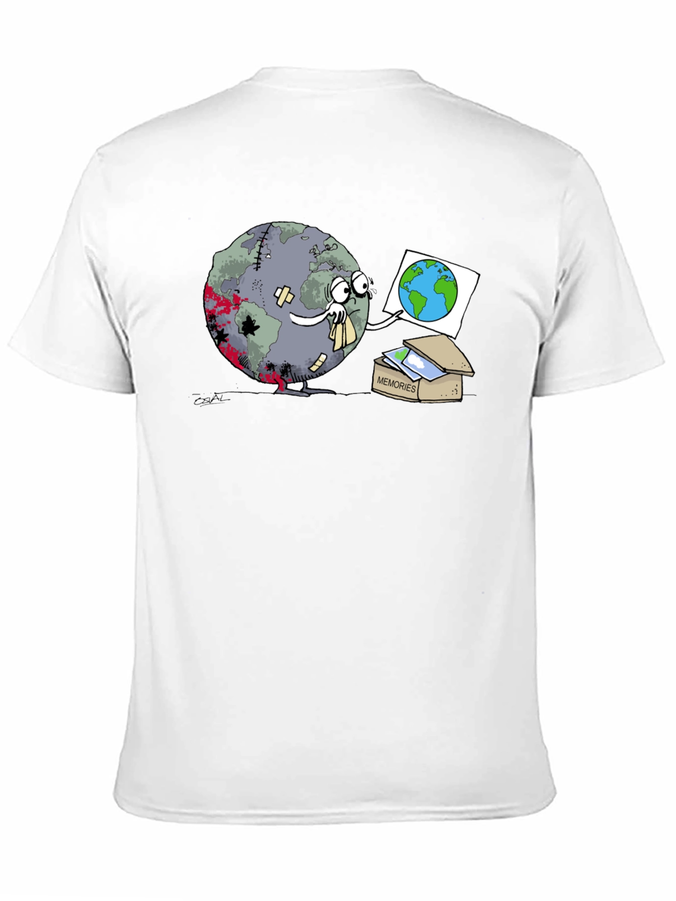 Earth Memories T-Shirt - Black Graphic Tee