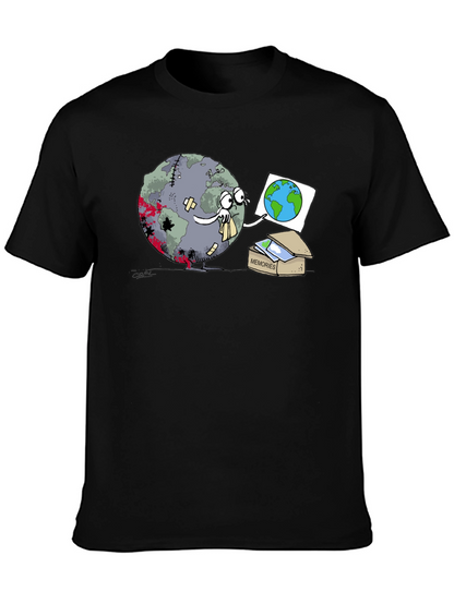 Earth Memories T-Shirt - Black Graphic Tee