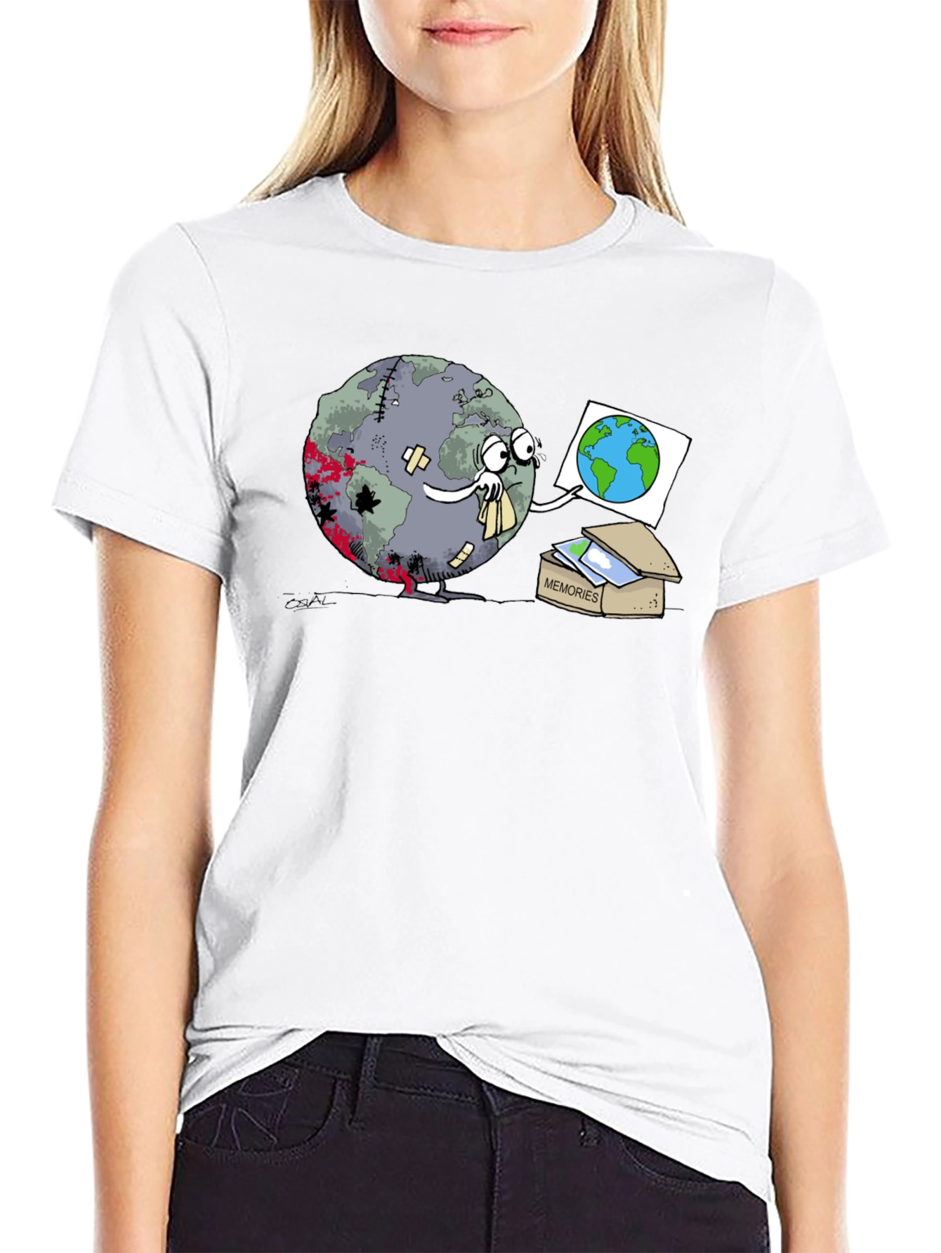 Earth Memories T-Shirt - Black Graphic Tee