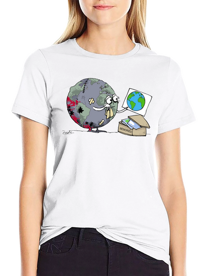 Earth Memories T-Shirt - Black Graphic Tee
