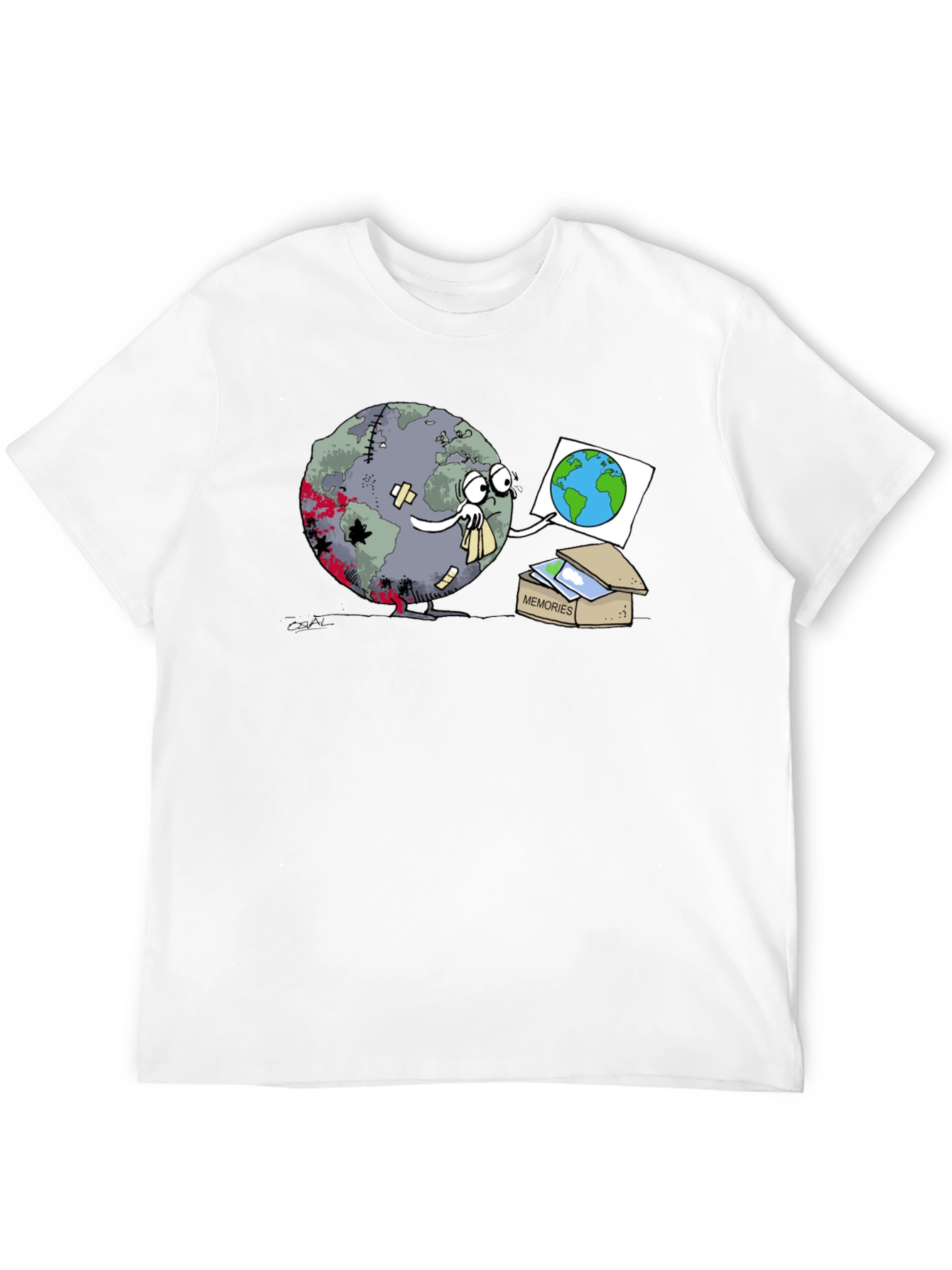 Earth Memories T-Shirt - Black Graphic Tee