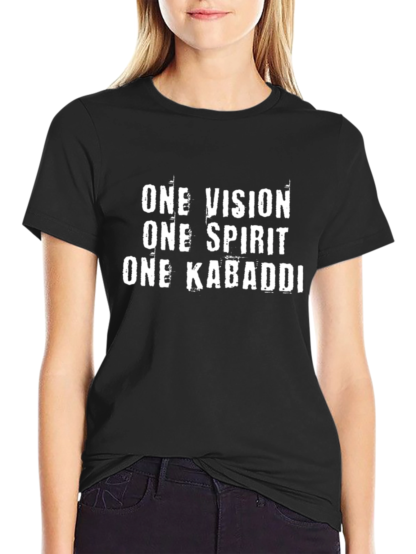 Kabaddi T-Shirt: One Vision One Spirit