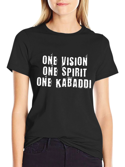 Kabaddi T-Shirt: One Vision One Spirit