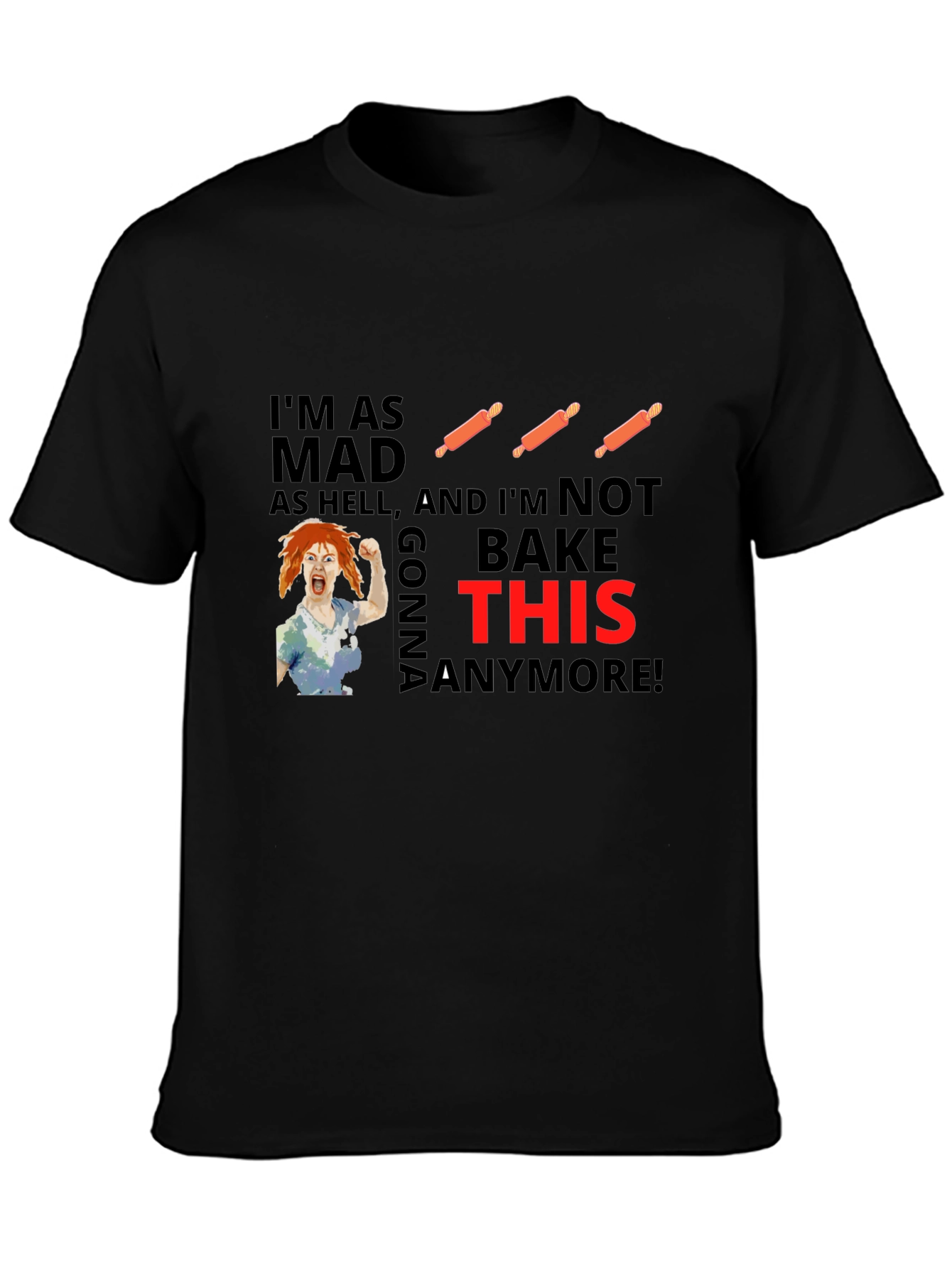 Mad Baker T-Shirt - Funny Baking Tee