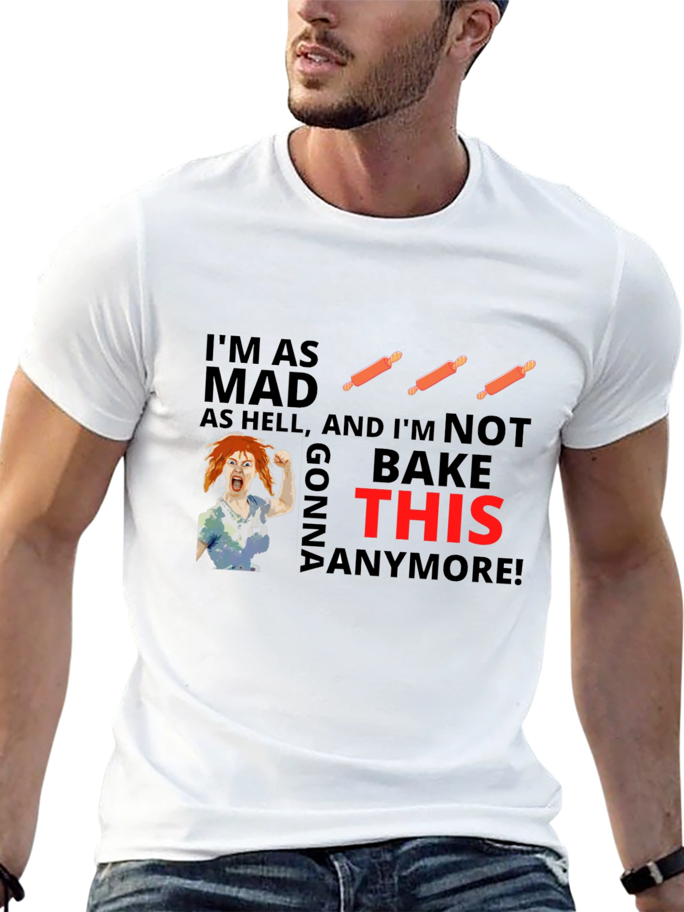Mad Baker T-Shirt - Funny Baking Tee