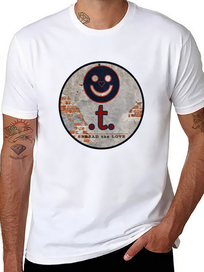Spread the Love Graphic Tee - Stylish Black T-Shirt