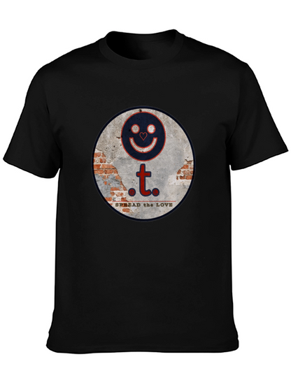 Spread the Love Graphic Tee - Stylish Black T-Shirt