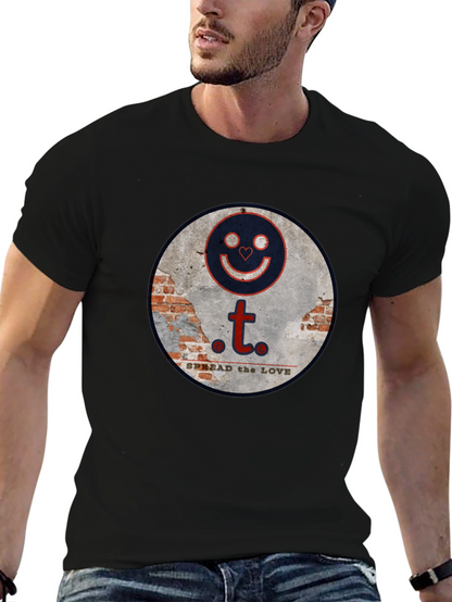 Spread the Love Graphic Tee - Stylish Black T-Shirt