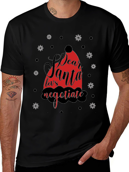 Dear Santa Negotiate Graphic Tee