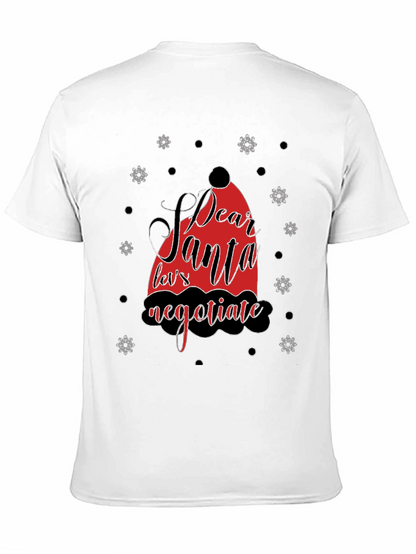 Dear Santa Negotiate Graphic Tee