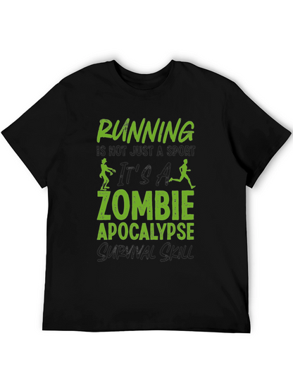 Zombie Apocalypse Running Survival Skill T-Shirt