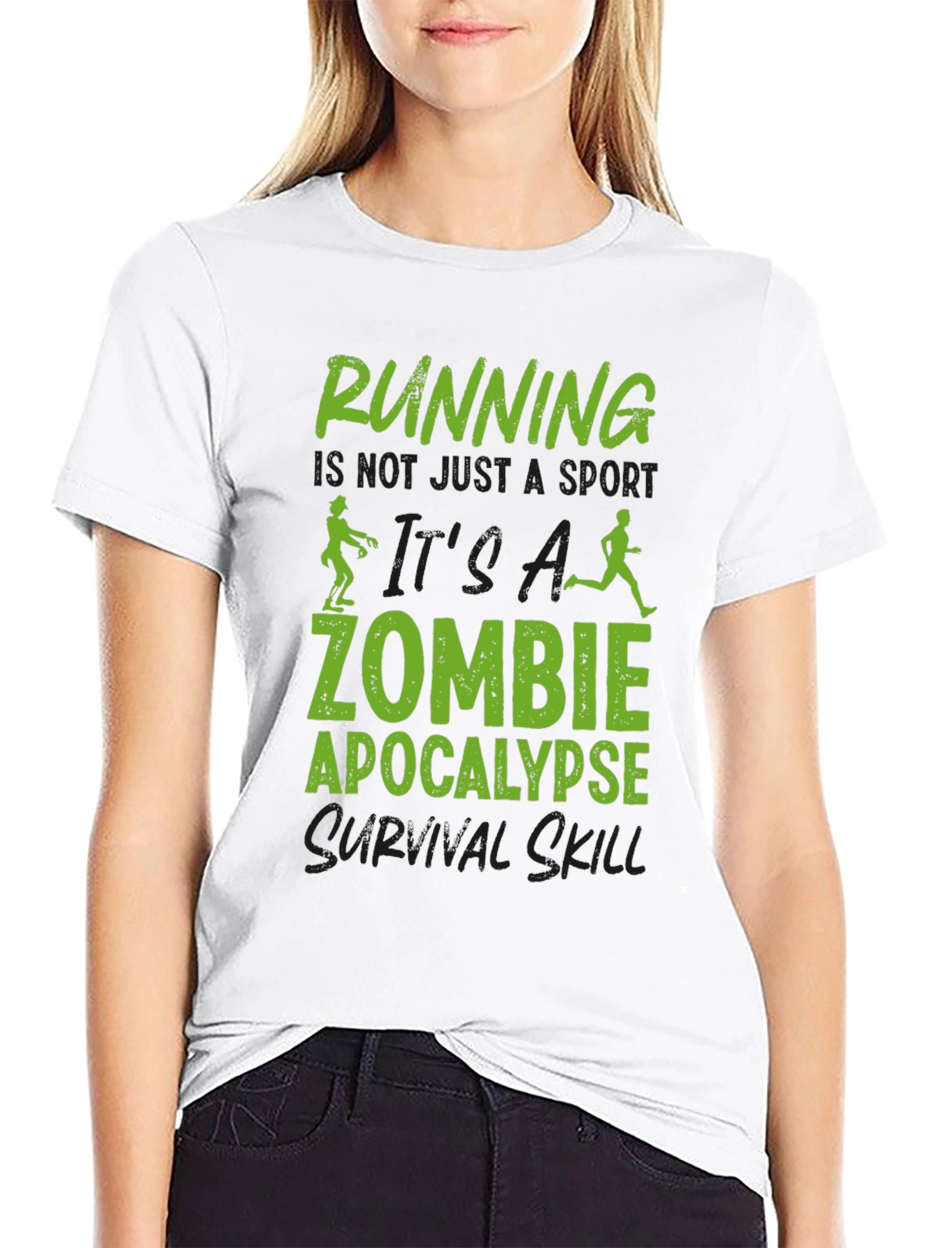 Zombie Apocalypse Running Survival Skill T-Shirt