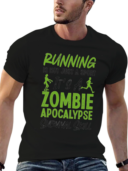 Zombie Apocalypse Running Survival Skill T-Shirt