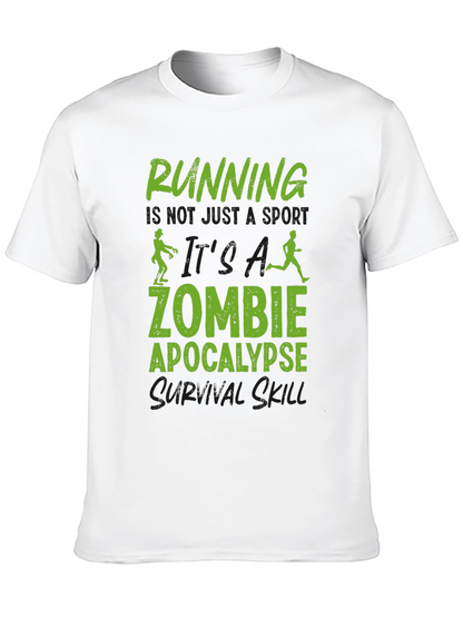 Zombie Apocalypse Running Survival Skill T-Shirt