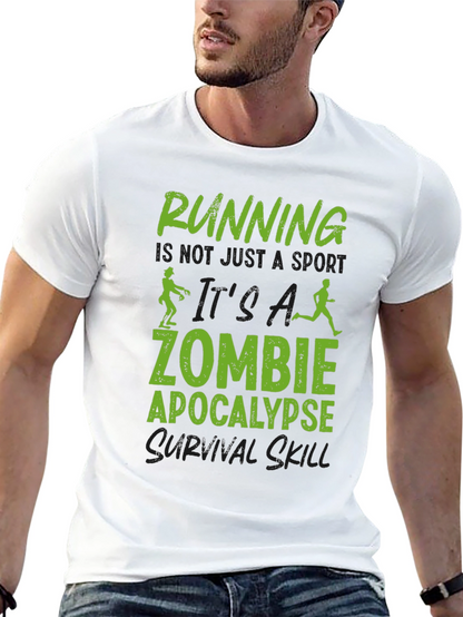 Zombie Apocalypse Running Survival Skill T-Shirt