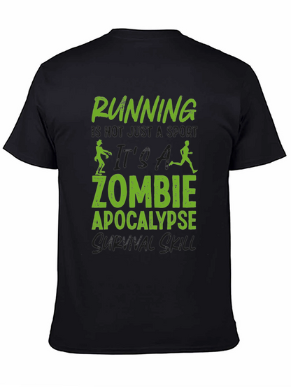 Zombie Apocalypse Running Survival Skill T-Shirt