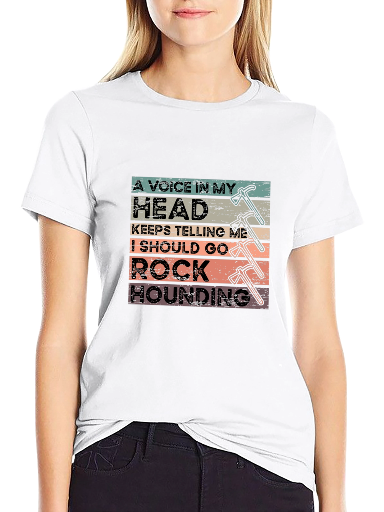 Rock Hounding T-Shirt - A Voice in My Head