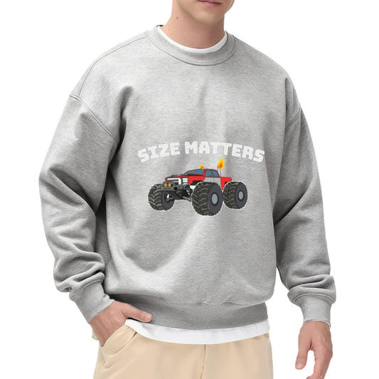 "Size Matters" Monster Truck Graphic Crewneck