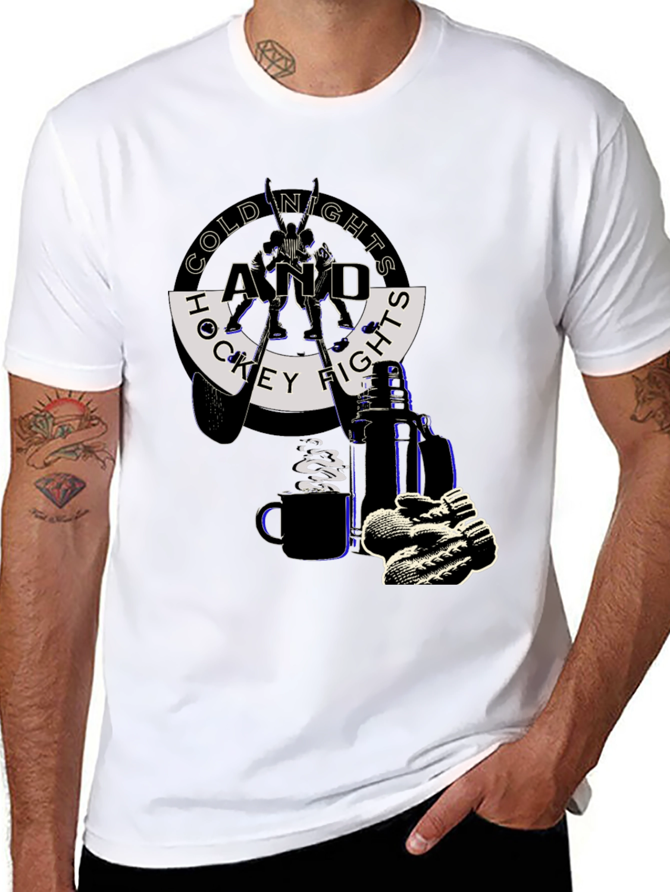 Cold Nights & Hockey Fights T-Shirt