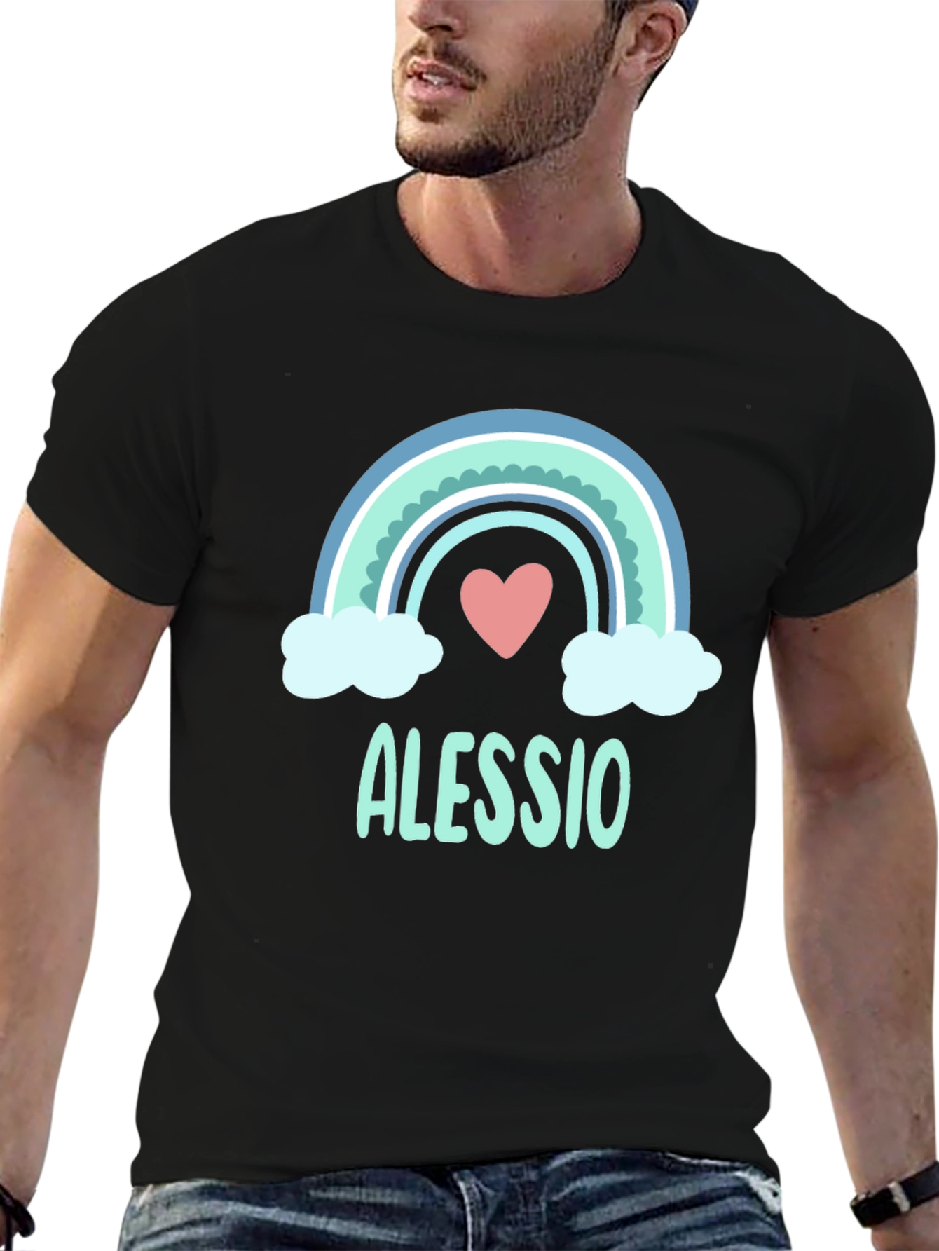 Alessio Rainbow Heart T-Shirt