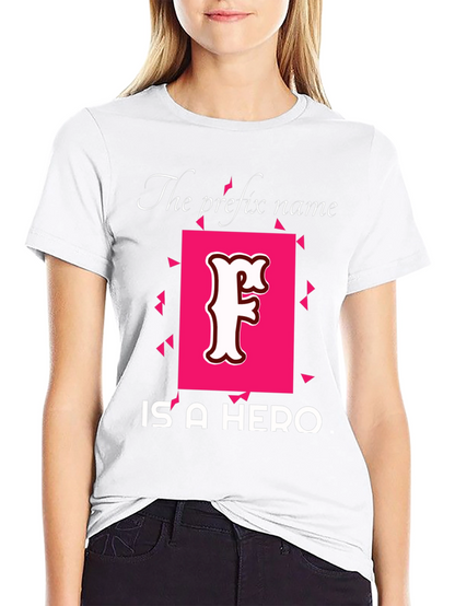 Prefix Name Hero T-Shirt - Novelty Tee