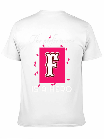 Prefix Name Hero T-Shirt - Novelty Tee