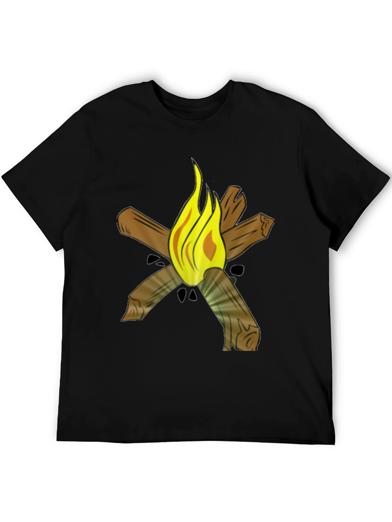 Campfire Graphic Tee - Black
