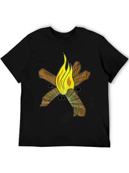 Campfire Graphic Tee - Black