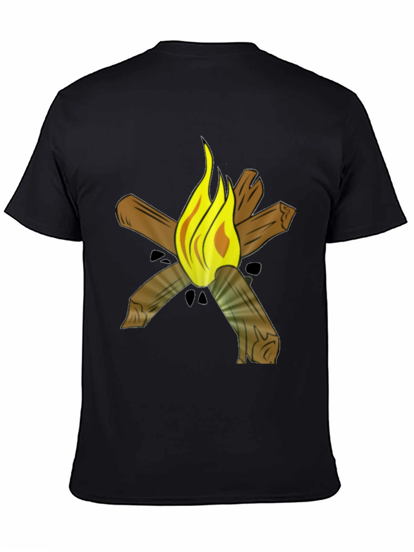 Campfire Graphic Tee - Black