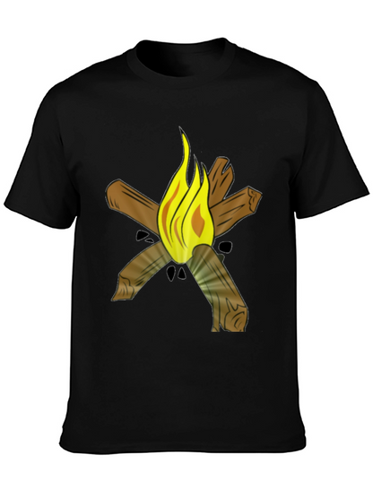 Campfire Graphic Tee - Black