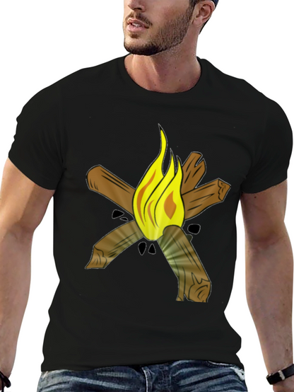 Campfire Graphic Tee - Black