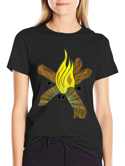 Campfire Graphic Tee - Black