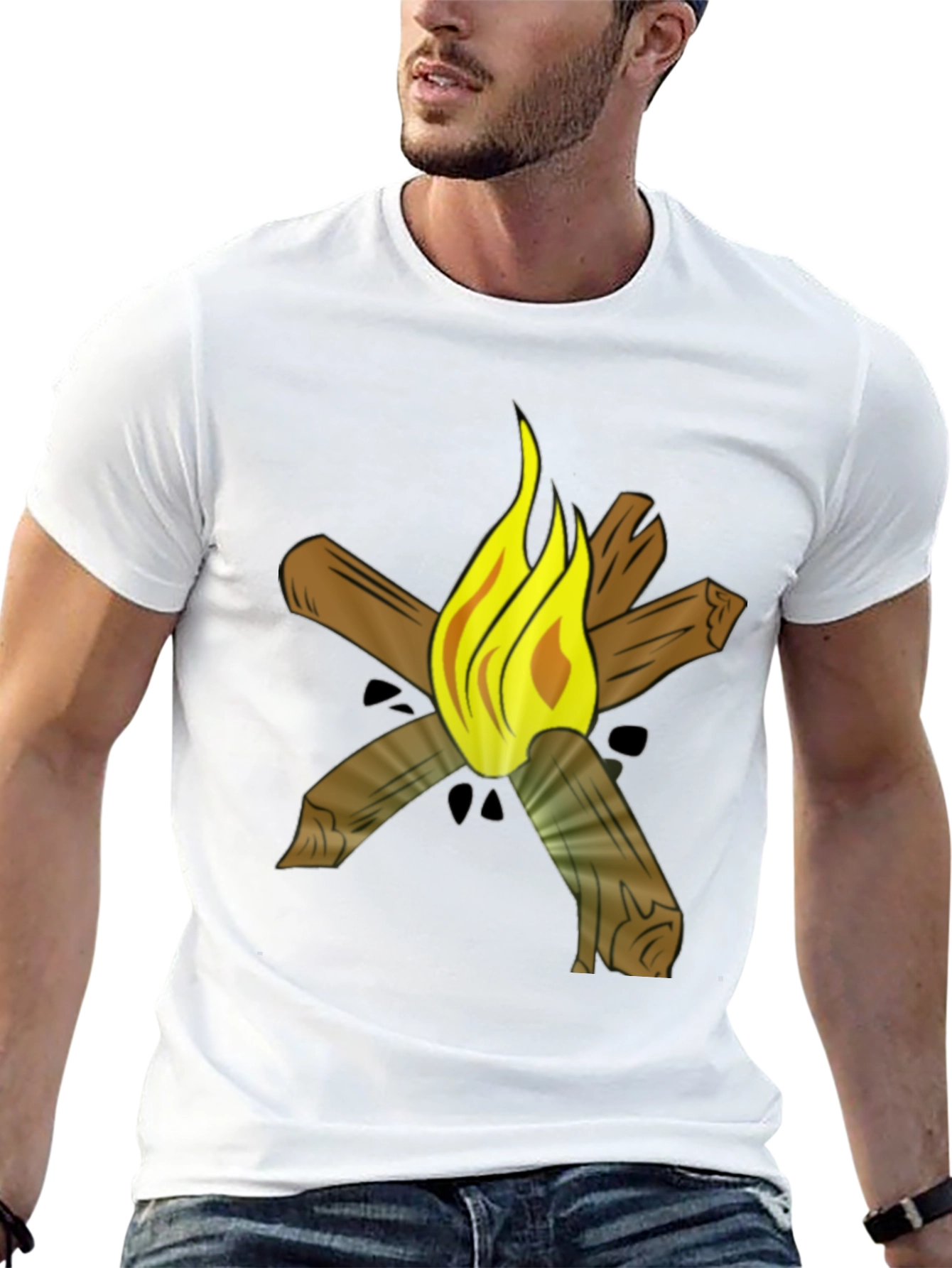 Campfire Graphic Tee - Black