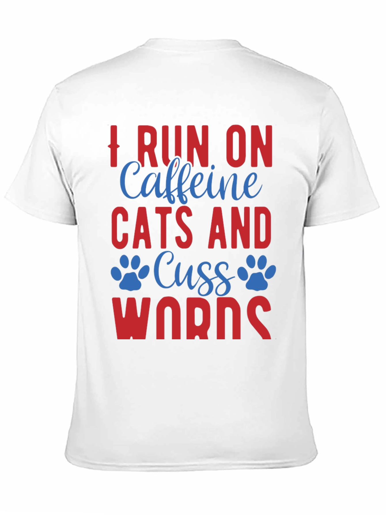 Caffeine Cats & Cuss Words Tee