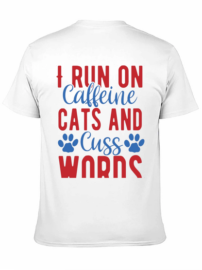 Caffeine Cats & Cuss Words Tee