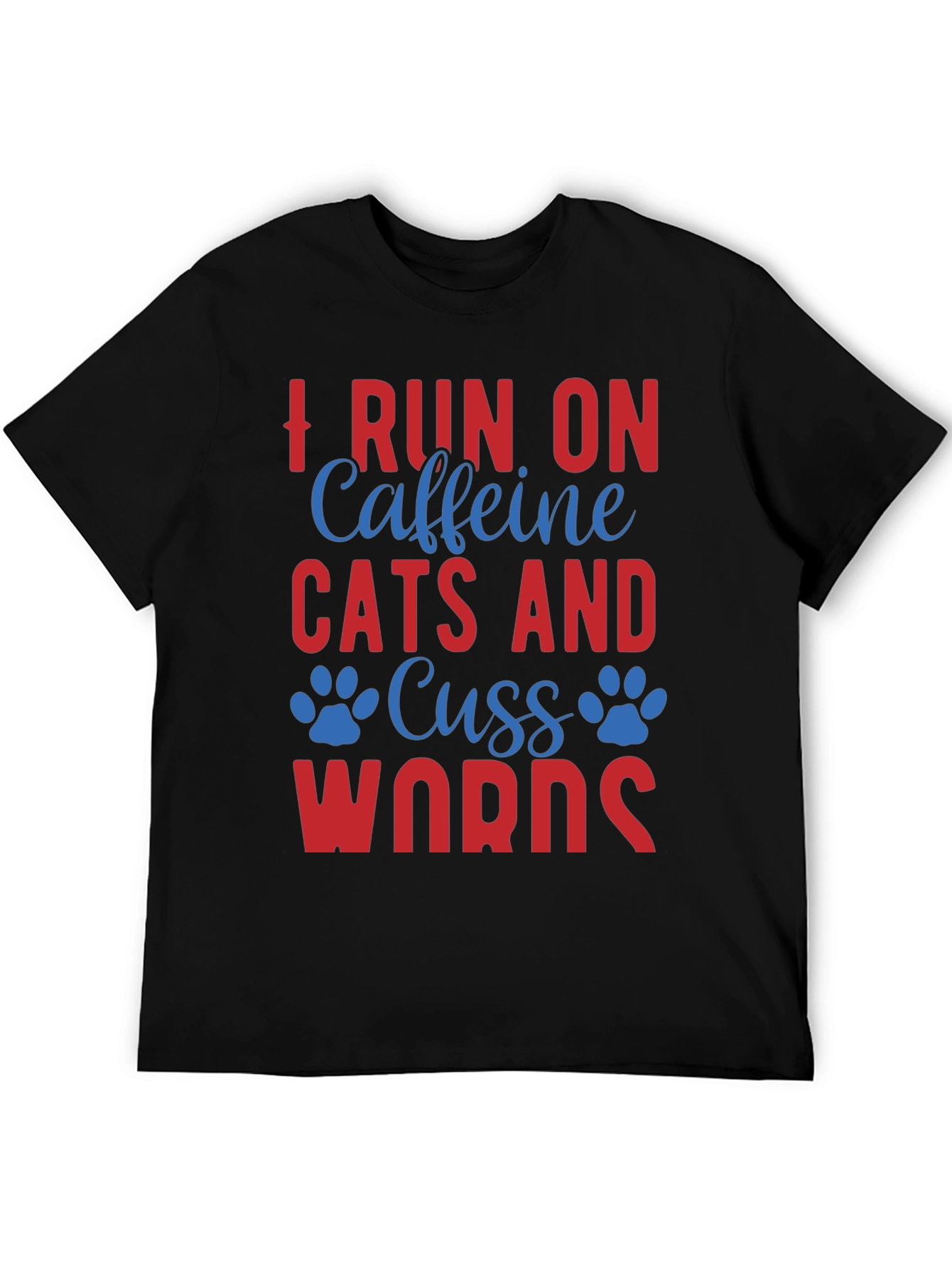 Caffeine Cats & Cuss Words Tee