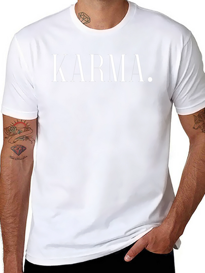 Karma Tee - Classic Black Cotton T-Shirt