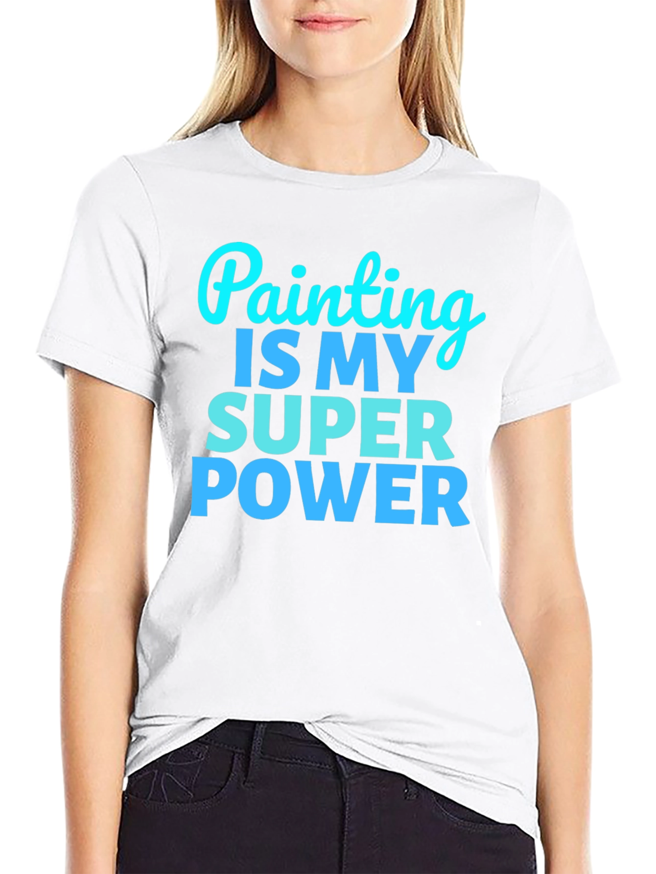 Painting is My Superpower Graphic Tee